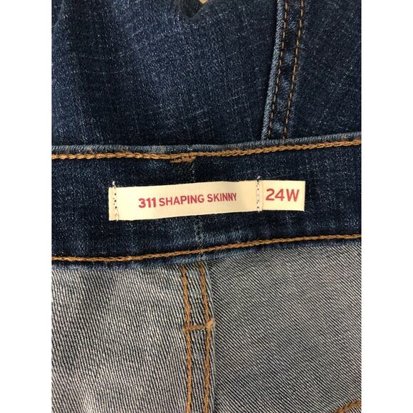 Levi's Women's Size 24W 311 Shaping Skinny Jeans NEW - Picture 7 of 9